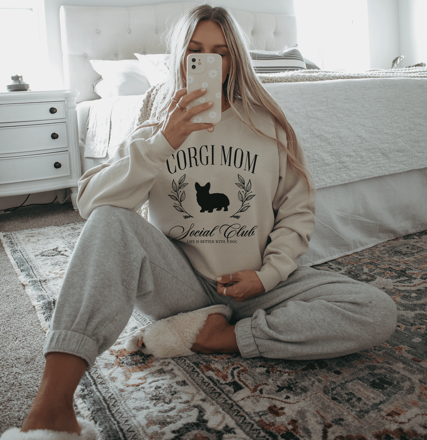 Corgi Mom Social Club Sweatshirt