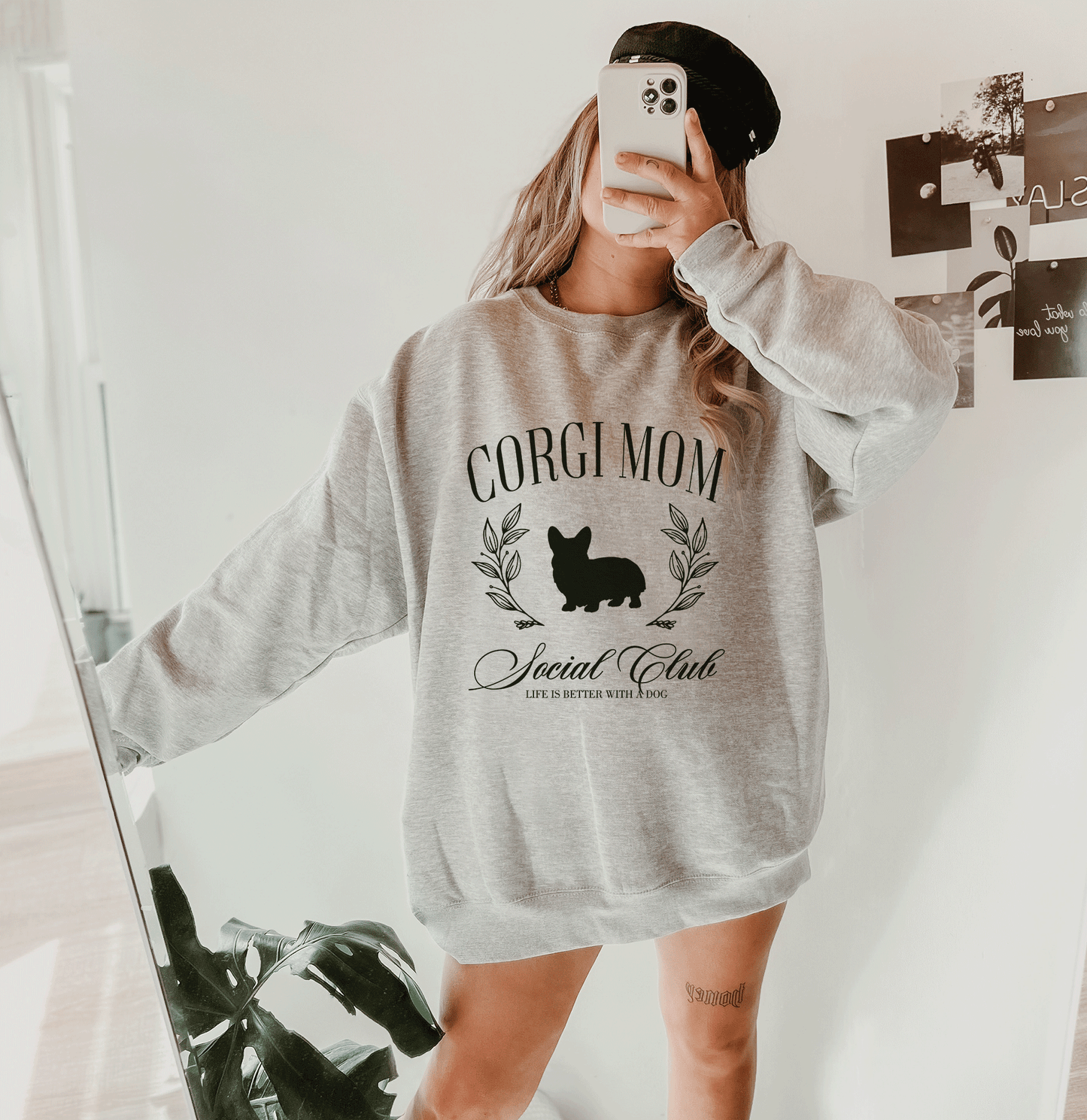 Corgi Mom Social Club Sweatshirt