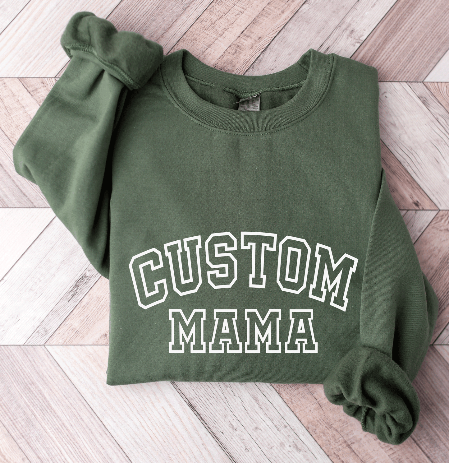 Custom Text Dog Mom Sweatshirt