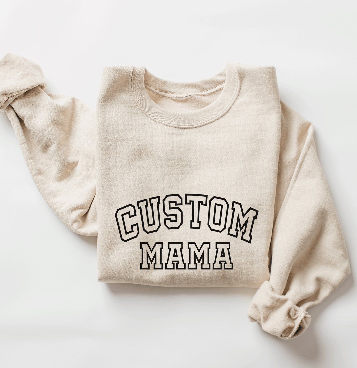 Custom Text Dog Mom Sweatshirt