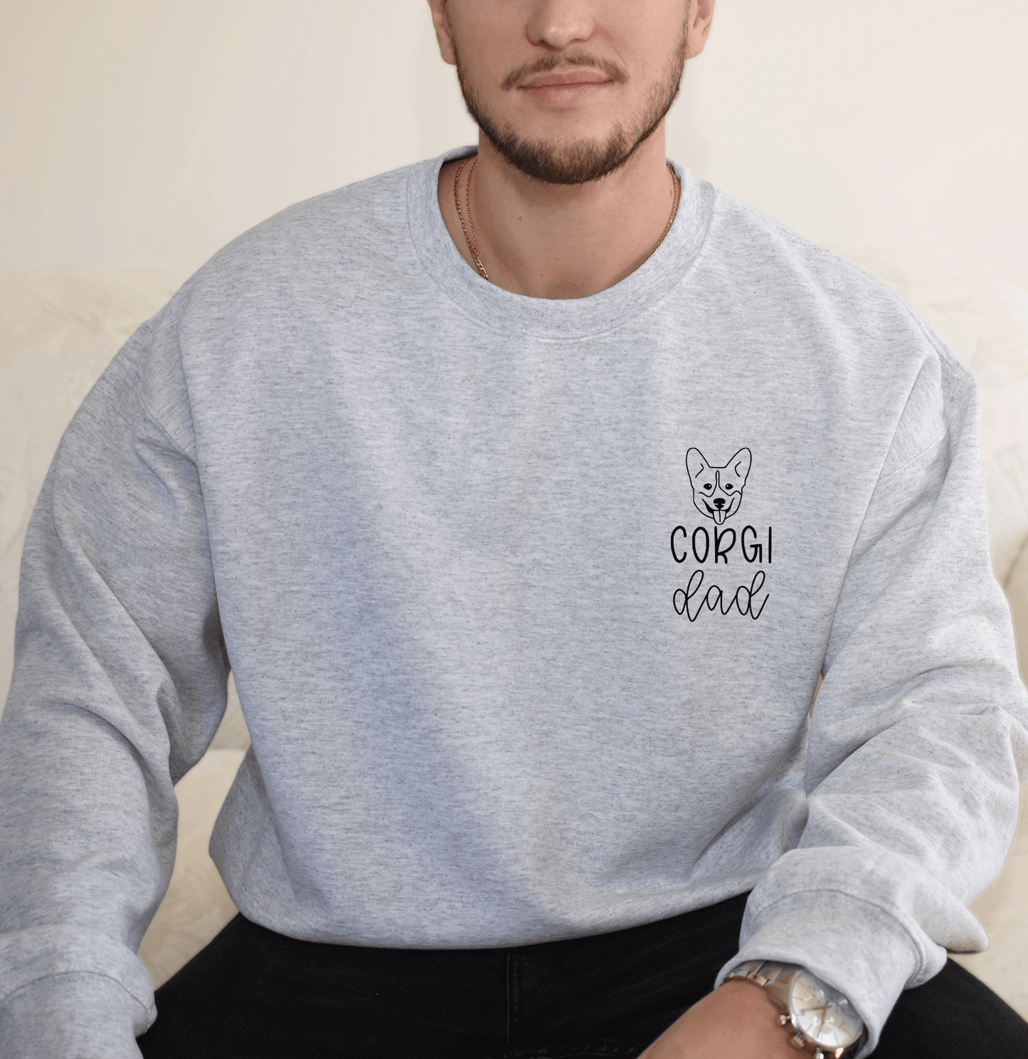 Corgi Dad Sweatshirt