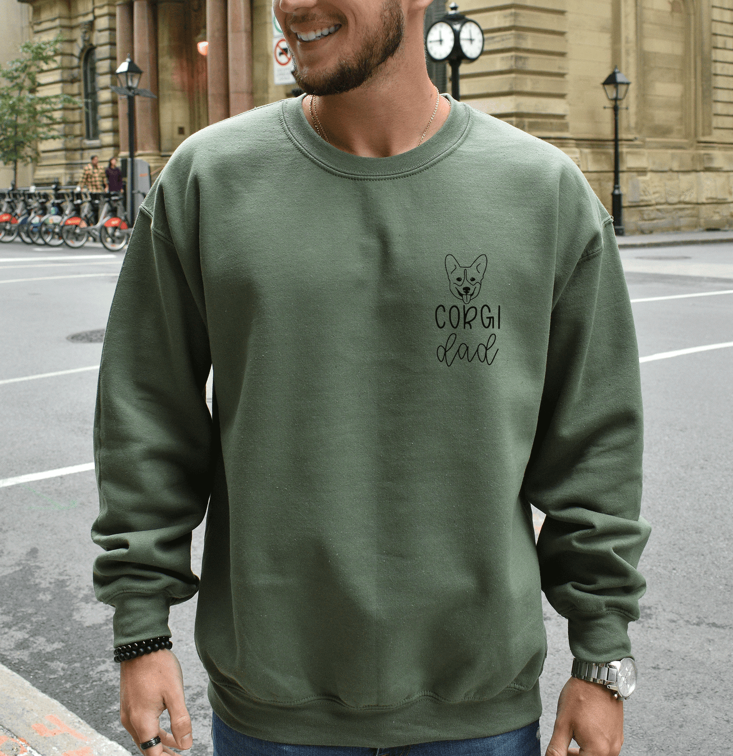 Corgi Dad Sweatshirt