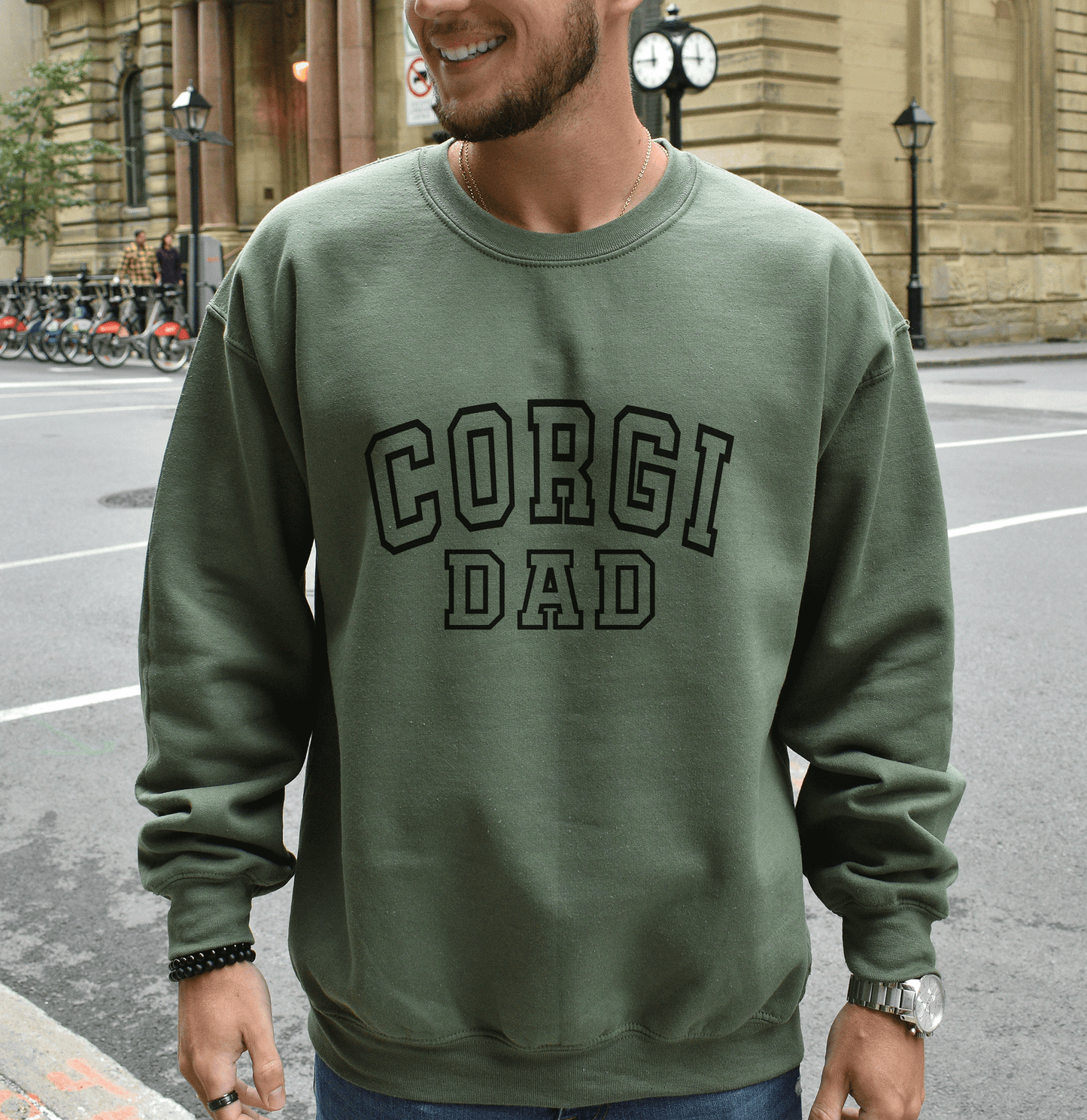 Corgi Dad Sweatshirt