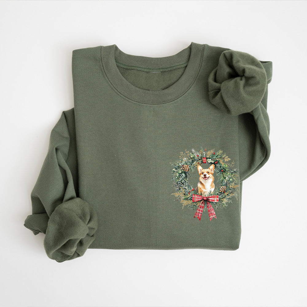 Christmas Corgi Fawn Sweatshirt