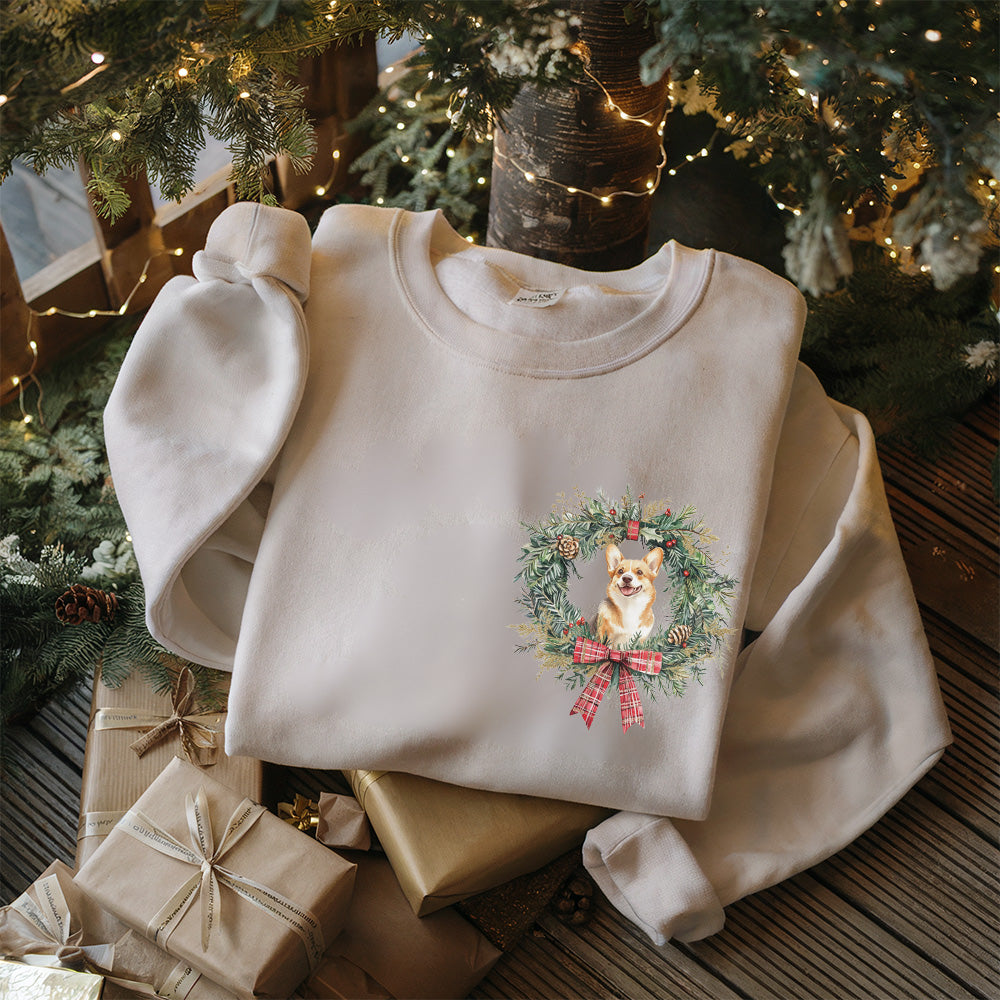 Christmas Corgi Fawn Sweatshirt
