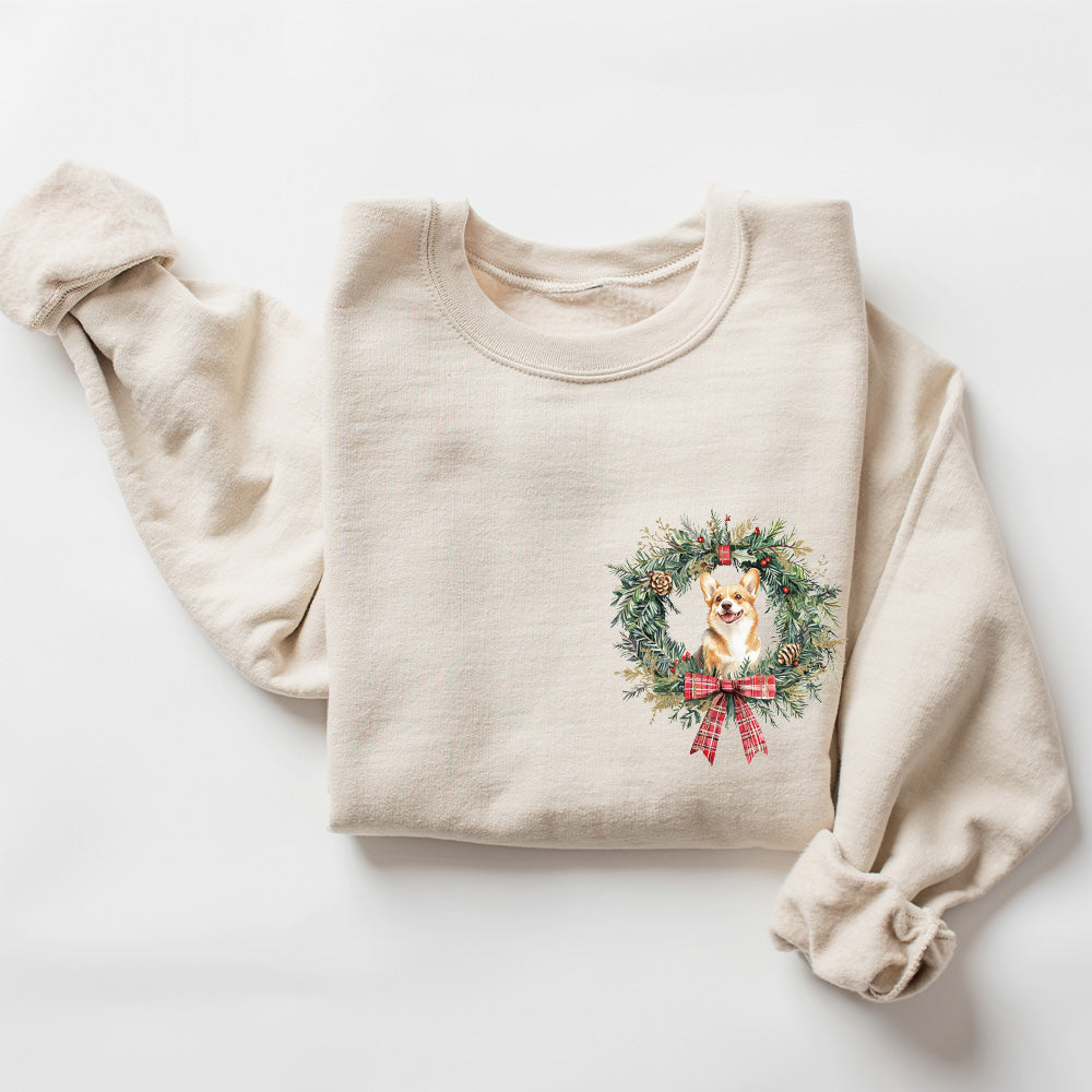 Christmas Corgi Fawn Sweatshirt