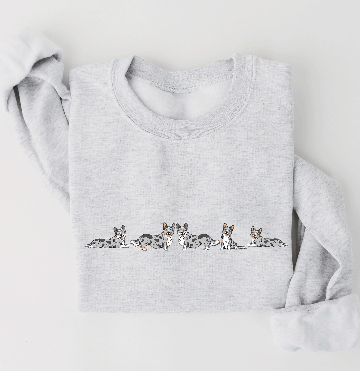 Cardigan Welsh Merle Corgi Crewneck