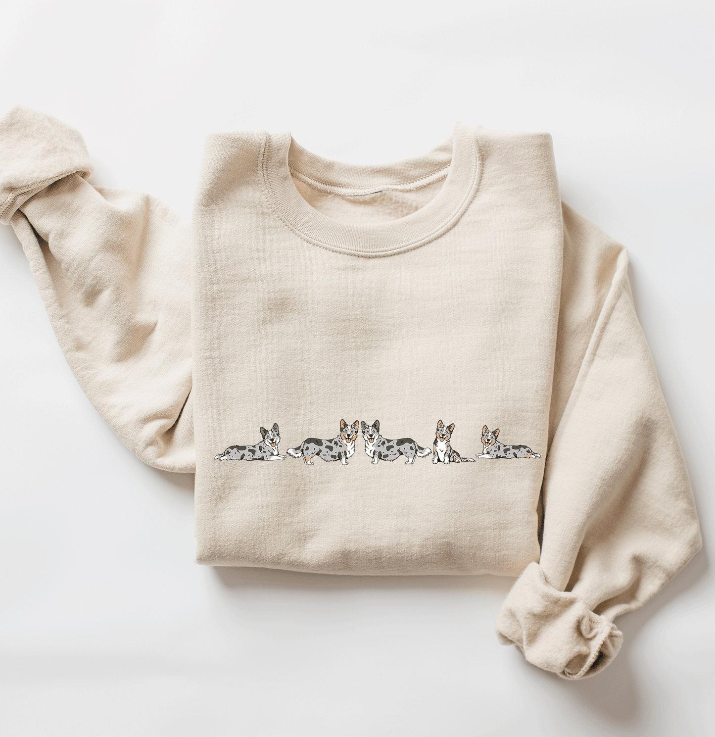 Cardigan Welsh Merle Corgi Crewneck