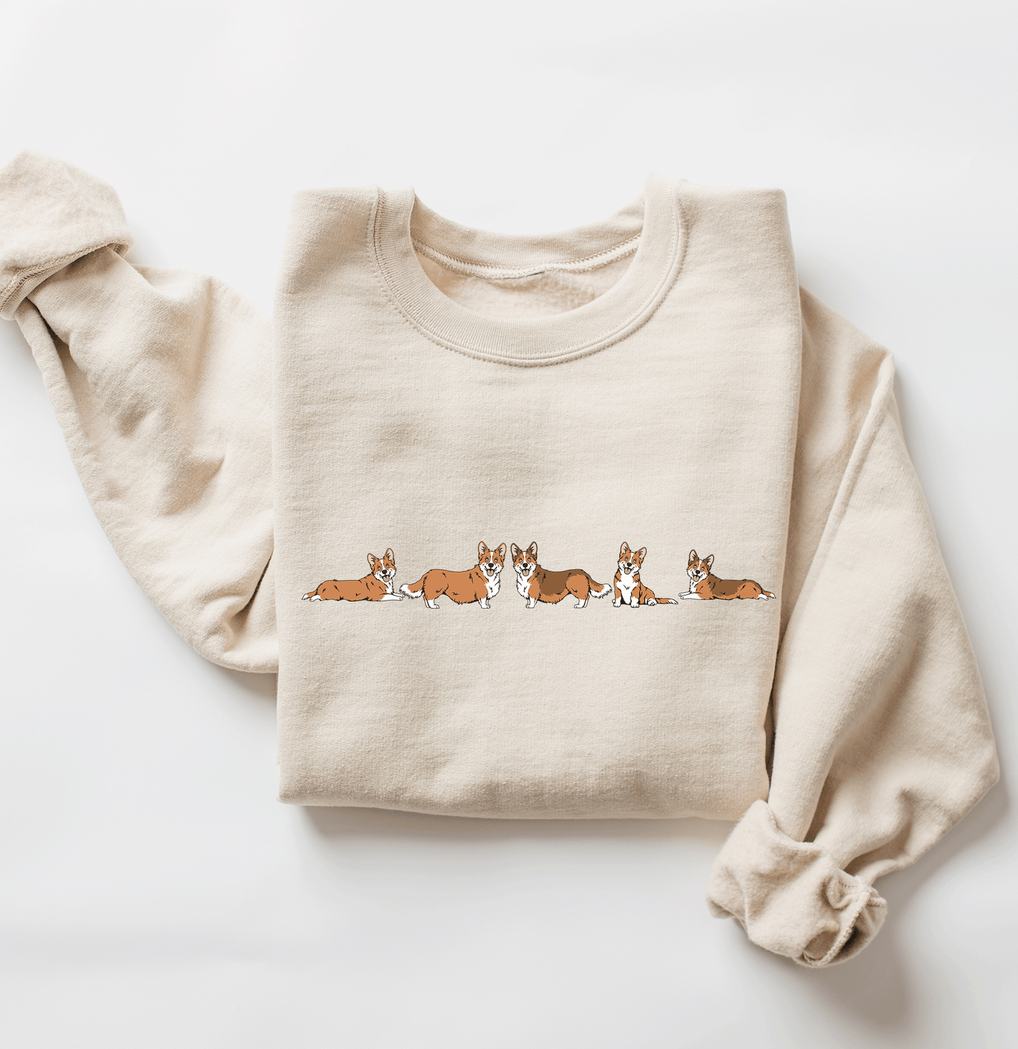 Cardigan Welsh Red Corgi Group Crewneck