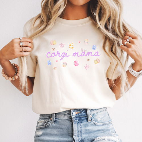 Easter Corgi Mama Shirt