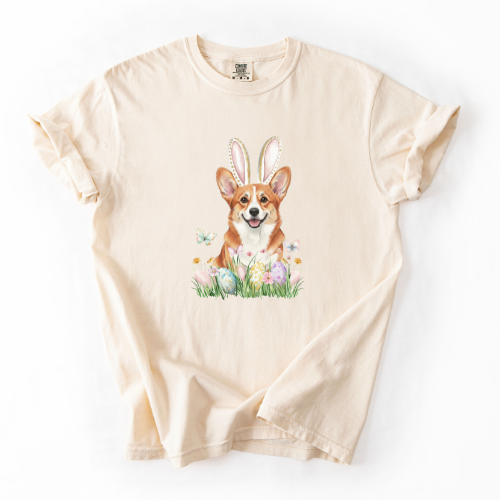 Easter  Corgi Bunny  Shirt