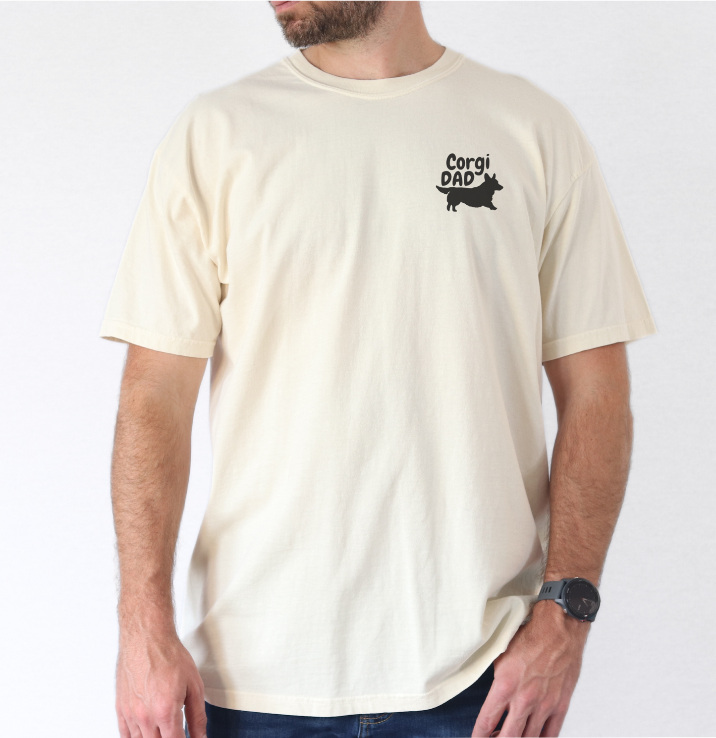 Cardigan Corgi Dad Shirt