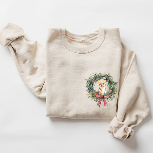 Christmas Corgi Fawn Sweatshirt