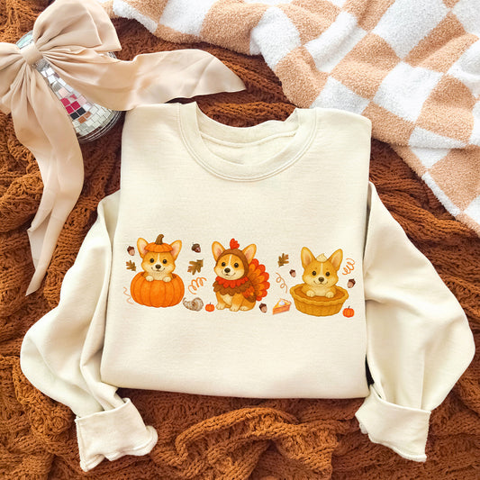 Thanksgiving Corgi Sweatshirt